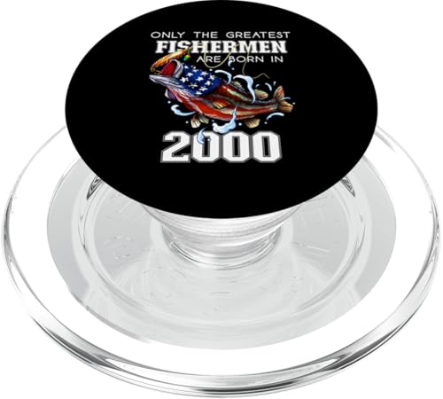 25. Geburtstag 2000 Fischer Barsch Angeln 25 Jahre alt PopSockets PopGrip für MagSafe 25. Geburtstag 2000 Fischer Barsch Angeln 25 Jahre alt PopSockets PopGrip für MagSafe von BDAZ