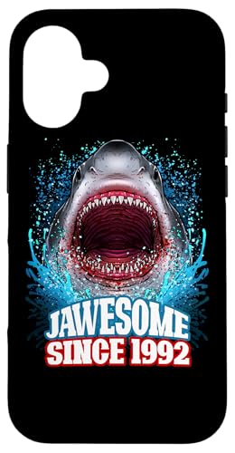 32. Geburtstag Jawesome Since 1992 Shark 32 Years Old Hülle für iPhone 16 32. Geburtstag Jawesome Since 1992 Shark 32 Years Old Hülle für iPhone 16 von BDAZ