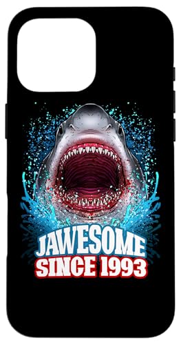 32. Geburtstag Jawesome Since 1993 Shark 32 Years Old Hülle für iPhone 16 Pro Max 32. Geburtstag Jawesome Since 1993 Shark 32 Years Old Hülle für iPhone 16 Pro Max von BDAZ