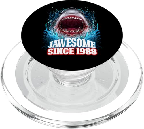 37. Geburtstag Jawesome Seit 1988 Shark 37 Jahre alt PopSockets PopGrip für MagSafe 37. Geburtstag Jawesome Seit 1988 Shark 37 Jahre alt PopSockets PopGrip für MagSafe von BDAZ