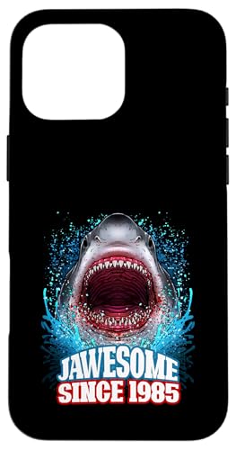 40. Geburtstag Jawesome Seit 1985 Shark 40 Jahre alt Hülle für iPhone 16 Pro Max von BDAZ
