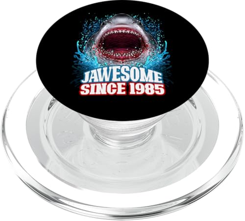 40. Geburtstag Jawesome Seit 1985 Shark 40 Jahre alt PopSockets PopGrip für MagSafe von BDAZ