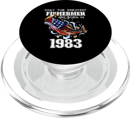 42. Geburtstag 1983 Fisherman Barsch Angeln Fisch 42 Jahre alt PopSockets PopGrip für MagSafe 42. Geburtstag 1983 Fisherman Barsch Angeln Fisch 42 Jahre alt PopSockets PopGrip für MagSafe von BDAZ