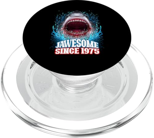 50. Geburtstag Jawesome Seit 1975 Shark 50 Jahre alt PopSockets PopGrip für MagSafe von BDAZ