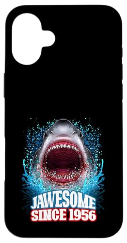 69. Geburtstag Jawesome Seit 1956 Shark 69 Jahre alt Hülle für iPhone 16 Plus 69. Geburtstag Jawesome Seit 1956 Shark 69 Jahre alt Hülle für iPhone 16 Plus von BDAZ