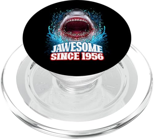 69. Geburtstag Jawesome Seit 1956 Shark 69 Jahre alt PopSockets PopGrip für MagSafe von BDAZ