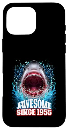 70. Geburtstag Jawesome Seit 1955 Shark 70 Jahre alt Hülle für iPhone 16 Pro Max von BDAZ