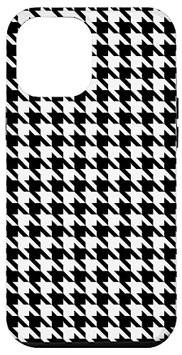 Hülle für iPhone 15 Pro Max Schwarz-Weiß-Hahnentritt-Muster-abstraktes Design Hülle für iPhone 15 Pro Max Schwarz-Weiß-Hahnentritt-Muster-abstraktes Design von BDAZ