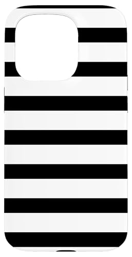 Hülle für iPhone 15 Pro Schwarz Weiß Streifen Gestreift Modern Einfaches Muster Design Hülle für iPhone 15 Pro Schwarz Weiß Streifen Gestreift Modern Einfaches Muster Design von BDAZ