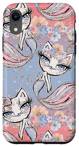 Hülle für iPhone XR Katze Meerjungfrau Rosa Lila Frauen Mädchen Muster Strand Tropisch Hülle für iPhone XR Katze Meerjungfrau Rosa Lila Frauen Mädchen Muster Strand Tropisch von BDAZ