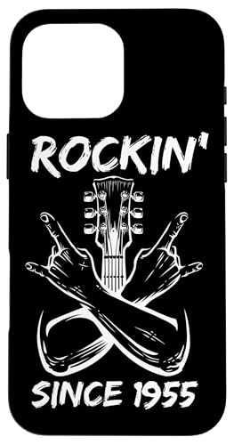 Rockin' Since 1955 Rock-Gitarre zum 70. Geburtstag, 70 Jahre alt Hülle für iPhone 16 Pro Max Rockin' Since 1955 Rock-Gitarre zum 70. Geburtstag, 70 Jahre alt Hülle für iPhone 16 Pro Max von BDAZ