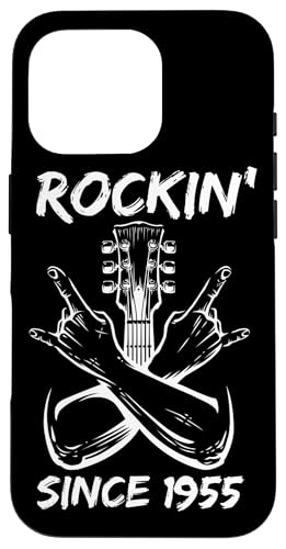 Rockin' Since 1955 Rock-Gitarre zum 70. Geburtstag, 70 Jahre alt Hülle für iPhone 16 Pro Rockin' Since 1955 Rock-Gitarre zum 70. Geburtstag, 70 Jahre alt Hülle für iPhone 16 Pro von BDAZ