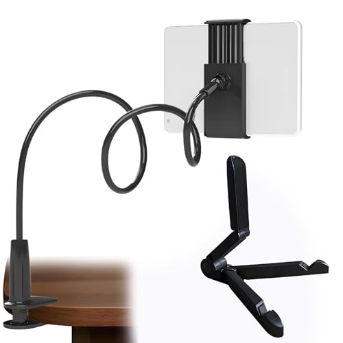 BDBFPAN Handy Halterung Bett, Schwanenhals Handyhalterung, Handy Halter Tablet Halterung Bett Für Mobiltelefone Computer Verwendet Für Kopfteil Desktop Unterstützt 4-10.6 Zoll Tablet von BDBFPAN