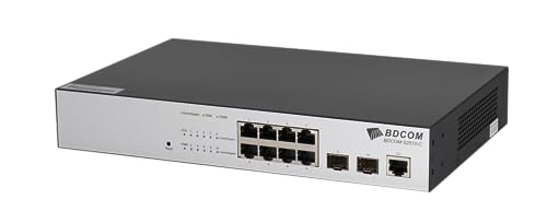 BDCOM S2510-C Ethernet Switch mit 8 GE TX Ports und 2 GE SFP Ports von BDCOM