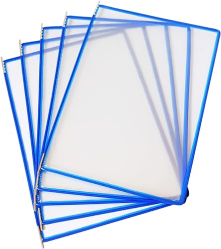 folder， An der Wand montierter Aktenhalter, Anzeigetafelsystem, Tischwand, A4-Preislistenhalter, 10 Anzeigetafeln, Blatthalter,(Orange) von BDSHGRDH