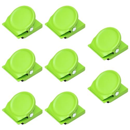 Magnetische Clips, 8 Stück, für Whiteboard, Kühlschrank, starke Magnete, Clips für Haus, Küche, Büro, Schulbedarf von BE-TOOL