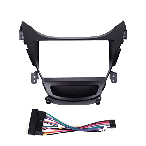 Auto-Radio Blende 2 DIN für Hyundai Elantra 2011-2013, 9 inch, Stereo Player Antennen-Adapter Radio-Adapter, Dash Einbauset für Android von BEABAG