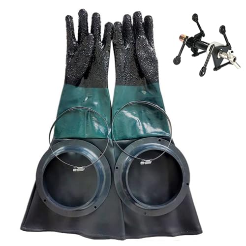 BEAHING Sandstrahlschrank, 1 Paar Sandstrahlhandschuhe, 24-Zoll BEAHING Sandstrahlschrank, 1 Paar Sandstrahlhandschuhe, 24-Zoll von BEAHING