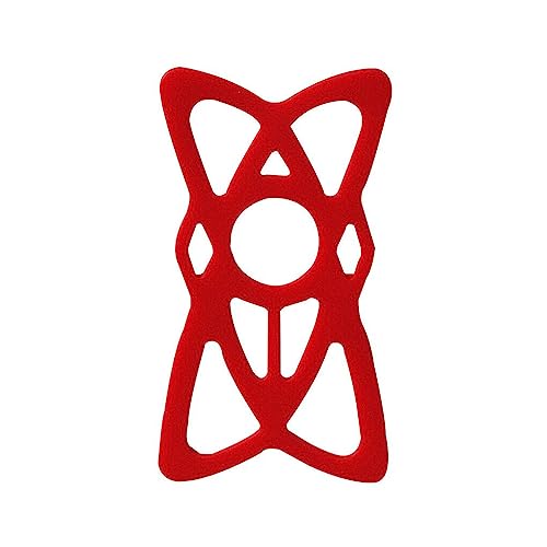 BEALIFE Fahrrad Handyhalterung Grip Band Silikon Universal Rennrad Motorrad Smartphone Navigationshalterung Strap, Rot von BEALIFE