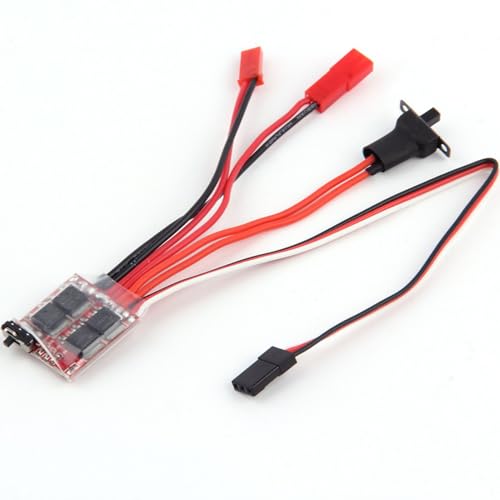 BEALIFE Gebürsteter ESC mit Bremse für Empfänger und Lenkservo für RC Fahrzeuge mit automatischer Bremsfunktion BEALIFE Gebürsteter ESC mit Bremse für Empfänger und Lenkservo für RC Fahrzeuge mit automatischer Bremsfunktion von BEALIFE