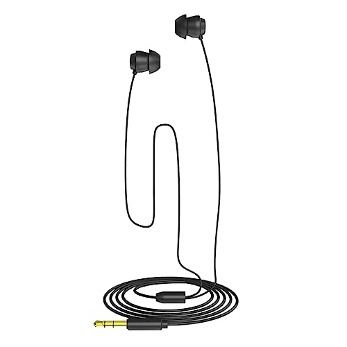 BEALIFE Kabelgebundener Handy Kopfhörer 3,5 mm Anschluss In Ear Schlaf Ohrhörer Rauschunterdrückung Kopfhörer Reise Headset elektronisch von BEALIFE