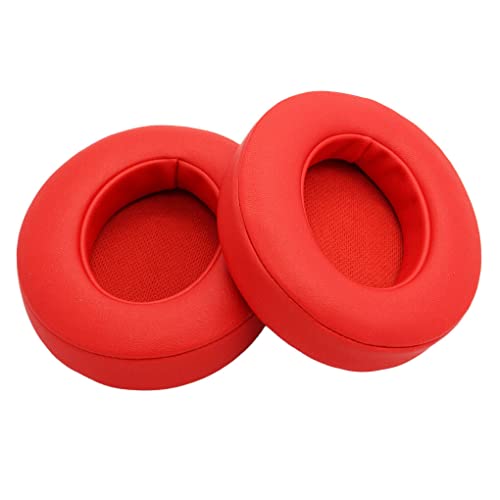 BEALIFE Kopfhörerkissen Ohrpolster Noise Cancelling Kopfhörer Mesh Schwamm Ohrenschützer Abdeckung Ersatz für Studio 2.0 3.0 Männlich Weiblich, Rot von BEALIFE