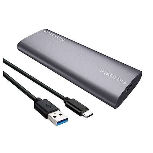 BEALIFE NVME SSD Gehäuse Externes Gehäuse Schnelle Wärmeableitung Hochgeschwindigkeits Flash Laufwerk Tragbarer mobiler Festplattenadapter, SL TP06 CA/Grau von BEALIFE