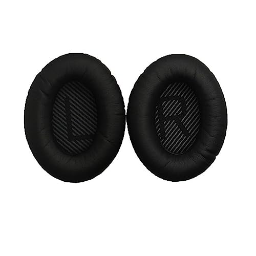 BEALIFE Ohrpolster Kissen Kopfmontierter Kopfhörer Gehörschutz Ohrpolster Atmungsaktiver Schwamm Ersatz für Bose QC35 Kopfhörer, Schwarz von BEALIFE