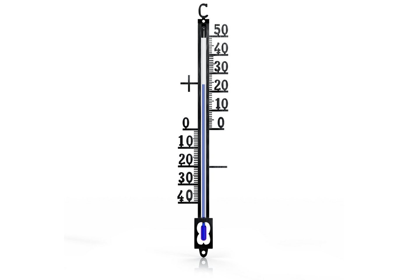 BEARWARE Analoges Thermometer aus Metall, wetterfest Außenwetterstation (Messbereich -40° bis +50° C – klassisches Design) von BEARWARE