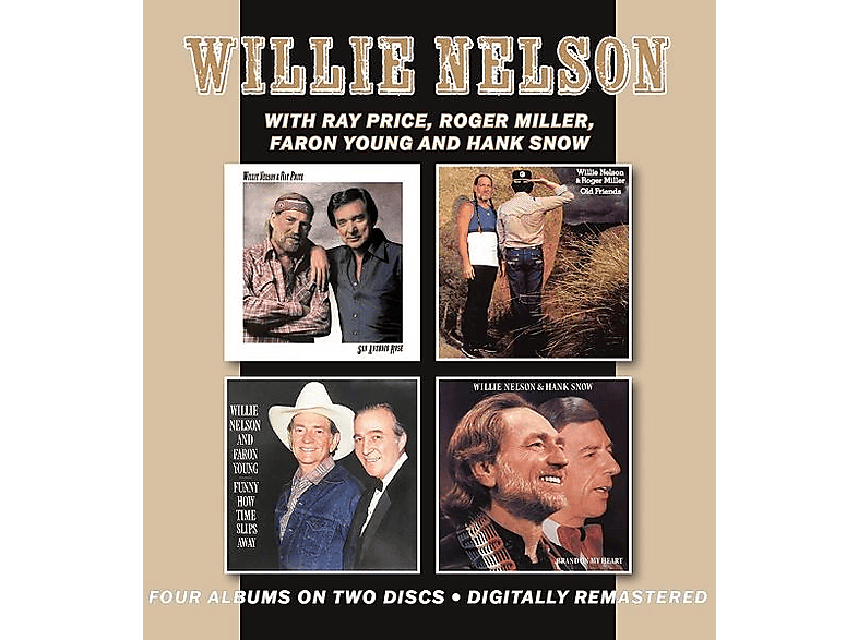 NELSON WILLIE - SAN ANTONIO ROSE/OLD FRIENDS/BRAND ON MY HEART (CD) von BEAT GOES