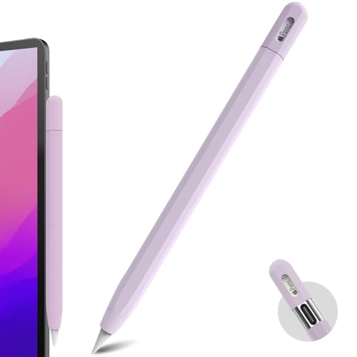 BEAUDOM Silikonhülle für Apple Pencil USB-C Hülle Apple Pencil USB C Anti-Rutsch Case kompatibel mit Apple Pencil USB-C (Lavendel) von BEAUDOM