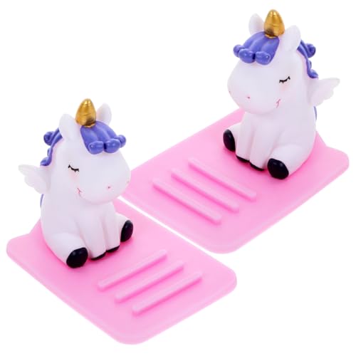 BEBEMOKO 2Stücke Einhorn Telefonständer Aus Buntem Lustig Kreativ Für Büro Zuhause Für Smartphones BEBEMOKO 2Stücke Einhorn Telefonständer Aus Buntem Lustig Kreativ Für Büro Zuhause Für Smartphones von BEBEMOKO