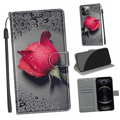 BEBEMOKO Schutzhülle mit bemaltem Design und Ständer für Premium-PU-Leder, Magnetverschluss, leichte Schutzhülle zum Ansehen von Videos und für den täglichen Gebrauch, Schwarz BEBEMOKO Schutzhülle mit bemaltem Design und Ständer für Premium-PU-Leder, Magnetverschluss, leichte Schutzhülle zum Ansehen von Videos und für den täglichen Gebrauch, Schwarz von BEBEMOKO