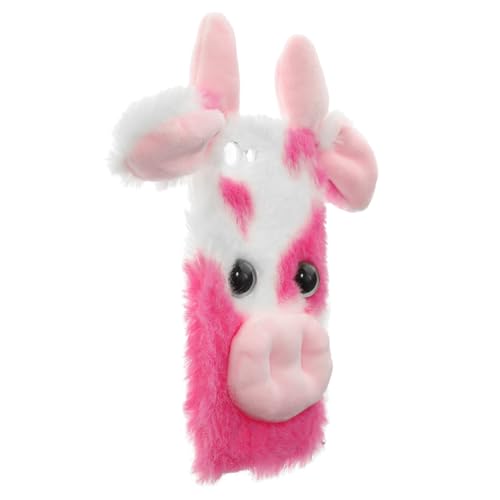 BEBEMOKO Schutzhülle mit flauschigem Plüschkuh, kompatibel, gemütlich, langlebig und bezauberndes Design für alle Jahreszeiten, Geschenkidee für Freunde und Familie, Rosa BEBEMOKO Schutzhülle mit flauschigem Plüschkuh, kompatibel, gemütlich, langlebig und bezauberndes Design für alle Jahreszeiten, Geschenkidee für Freunde und Familie, Rosa von BEBEMOKO