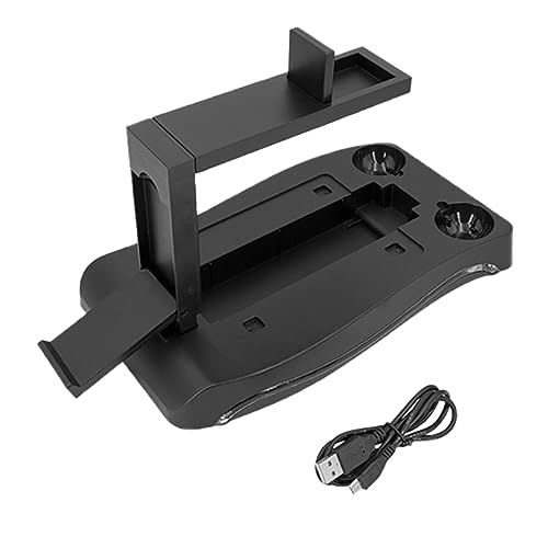 BEBEMOKO VR-Controller-Ladestation, Ständer, kompakte Display-Halterung für VR-Konsole, langlebiges Design für ordentliches Geschenk für VR-Gaming-Enthusiasten BEBEMOKO VR-Controller-Ladestation, Ständer, kompakte Display-Halterung für VR-Konsole, langlebiges Design für ordentliches Geschenk für VR-Gaming-Enthusiasten von BEBEMOKO