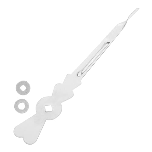 BEBEMOKO Waagenzeiger Waagenersatz Küchenwaage Zifferblätter Waage Waage Waage Waage Für Waage Waagenteile Ersatzwaage Metallzeiger Silber Edelstahl von BEBEMOKO