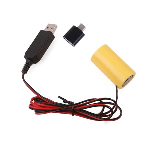 BEBIKR USB 5V2A Zu 1 5 V Batterie Power Kabel Für LR14 C Batterie Für Elektronische Spielzeug Gasherd Taschenlampen Für Elektronische Spielzeug Gasherd Netzteil von BEBIKR