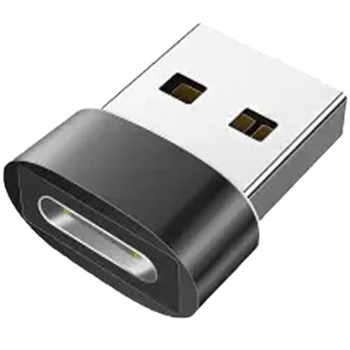 BEBIKR USB-auf-USB-C-Konverter, Stecker auf Buchse, Konvertierungsadapter, mehrere Farben, für Handys, Tablets und Kopfhörer, Typ-C-Anschlüsse von BEBIKR