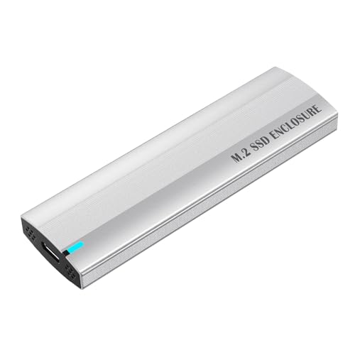 M.2 SSD-Gehäuse, USB 3.1, Typ C, 10 Gbit/s, Aluminiumgehäuse für Datenübertragung und Systemsicherung, unterstützt NVMe Speed Datenübertragung von BEBIKR