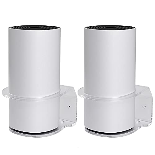 BECEMURU Wandhalterung Ständer Halter Stabilität Acryl Schutzhülle Router Schutz mit Schraubendreher Kompatibel mit Deco M4/P9/S4/S7/E4 Mesh-Wi-Fi-System (2 Pack) von BECEMURU