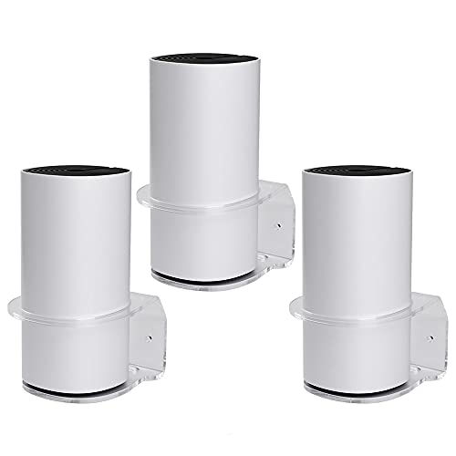 BECEMURU Wandhalterung Ständer Halter Stabilität Acryl Schutzhülle Router Schutz mit Schraubendreher Kompatibel mit Deco M4/P9/S4/S7/E4 WiFi Mesh-Wi-Fi-System (3 Pack) von BECEMURU