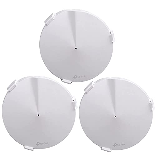 Wandhalterung Ständer Halter BECEMURU Stabilität ABS Wandhalterung Schutzhülle Ständer Router Schutz mit Schraubendreher Kompatibel mit Deco M5/ P7 Ganze Startseite Mesh-Wi-Fi-System (3 Pack) von BECEMURU