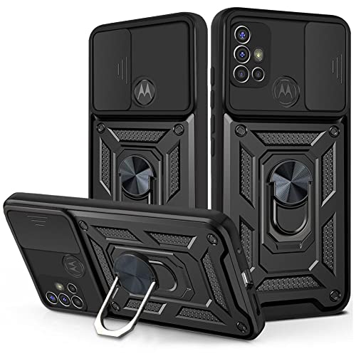 BEEJTUNY Handyhülle für Motorola Moto G30/G10/G20, Hülle Stoßfeste Bumper mit Objektiv Cover, Schutzhülle mit 360°Ringständer. Cover Case mit Magnetisch Ring. Schwarz BEEJTUNY Handyhülle für Motorola Moto G30/G10/G20, Hülle Stoßfeste Bumper mit Objektiv Cover, Schutzhülle mit 360°Ringständer. Cover Case mit Magnetisch Ring. Schwarz von BEEJTUNY
