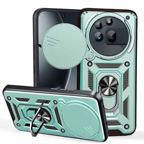 BEEJTUNY Handyhülle für Nothing Phone 3a Pro, Hülle Stoßfeste Bumper mit Objektiv Cover, Schutzhülle mit 360°Ringständer. Cover Case mit Magnetisch Ring. Grün BEEJTUNY Handyhülle für Nothing Phone 3a Pro, Hülle Stoßfeste Bumper mit Objektiv Cover, Schutzhülle mit 360°Ringständer. Cover Case mit Magnetisch Ring. Grün von BEEJTUNY