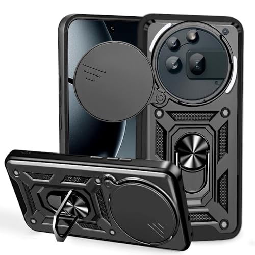 BEEJTUNY Handyhülle für Nothing Phone 3a Pro, Hülle Stoßfeste Bumper mit Objektiv Cover, Schutzhülle mit 360°Ringständer. Cover Case mit Magnetisch Ring. Schwarz BEEJTUNY Handyhülle für Nothing Phone 3a Pro, Hülle Stoßfeste Bumper mit Objektiv Cover, Schutzhülle mit 360°Ringständer. Cover Case mit Magnetisch Ring. Schwarz von BEEJTUNY