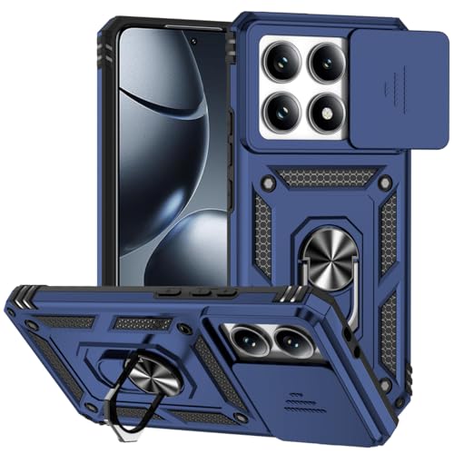 BEEJTUNY Handyhülle für Xiaomi 14T Pro 5G mit Ring, Magnet Hülle mit Objektiv Cover, Xiaomi 14T Pro 5G Schutzhülle mit Dreh Standfuß. Blau BEEJTUNY Handyhülle für Xiaomi 14T Pro 5G mit Ring, Magnet Hülle mit Objektiv Cover, Xiaomi 14T Pro 5G Schutzhülle mit Dreh Standfuß. Blau von BEEJTUNY