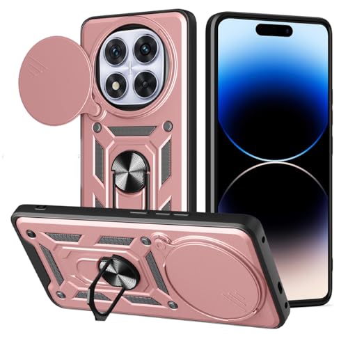 BEEJTUNY Handyhülle für Xiaomi Redmi Note 14 Pro 4G, Hülle Stoßfeste Bumper mit Objektiv Cover, Schutzhülle mit 360°Ringständer. Cover Case mit Magnetisch Ring. Roségold BEEJTUNY Handyhülle für Xiaomi Redmi Note 14 Pro 4G, Hülle Stoßfeste Bumper mit Objektiv Cover, Schutzhülle mit 360°Ringständer. Cover Case mit Magnetisch Ring. Roségold von BEEJTUNY