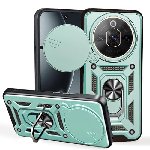 BEEJTUNY Handyhülle für ZTE Nubia Focus Pro 5G, Hülle Stoßfeste Bumper mit Objektiv Cover, Schutzhülle mit 360°Ringständer. Cover Case mit Magnetisch Ring. Grün BEEJTUNY Handyhülle für ZTE Nubia Focus Pro 5G, Hülle Stoßfeste Bumper mit Objektiv Cover, Schutzhülle mit 360°Ringständer. Cover Case mit Magnetisch Ring. Grün von BEEJTUNY