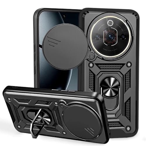 BEEJTUNY Handyhülle für ZTE Nubia Focus Pro 5G, Hülle Stoßfeste Bumper mit Objektiv Cover, Schutzhülle mit 360°Ringständer. Cover Case mit Magnetisch Ring. Schwarz BEEJTUNY Handyhülle für ZTE Nubia Focus Pro 5G, Hülle Stoßfeste Bumper mit Objektiv Cover, Schutzhülle mit 360°Ringständer. Cover Case mit Magnetisch Ring. Schwarz von BEEJTUNY