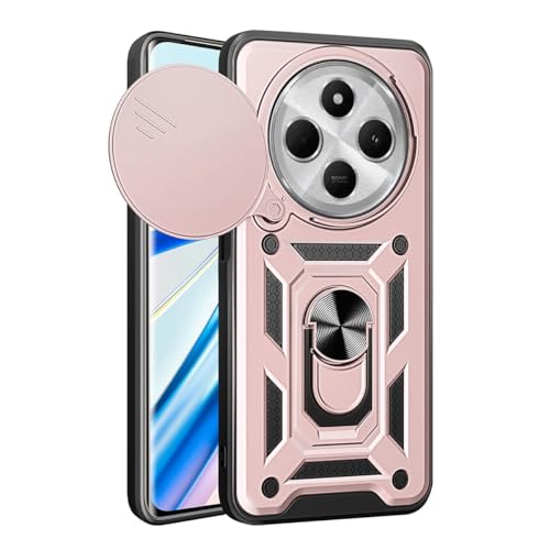 BEEJTUNY Handyhülle für xiaomi Redmi 14C 4G, Hülle Stoßfeste Bumper mit Objektiv Cover, Schutzhülle mit 360°Ringständer. Cover Case mit Magnetisch Ring. Roségold BEEJTUNY Handyhülle für xiaomi Redmi 14C 4G, Hülle Stoßfeste Bumper mit Objektiv Cover, Schutzhülle mit 360°Ringständer. Cover Case mit Magnetisch Ring. Roségold von BEEJTUNY